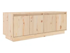 Móvel De Tv| Móvel de TV 110x34x40 cm madeira de pinho maciça PT494478 Castanho
