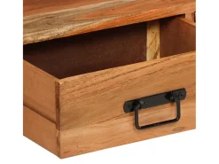 Móvel de TV 120x30x45 cm madeira de acácia maciça PT409613 Castanho