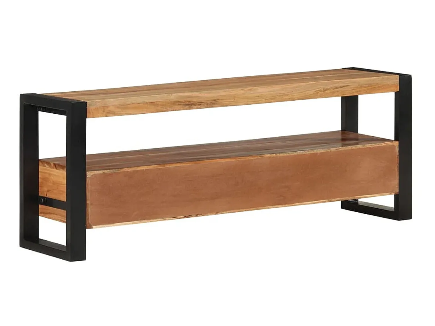 Móvel de TV 120x30x45 cm madeira de acácia maciça PT409613 Castanho