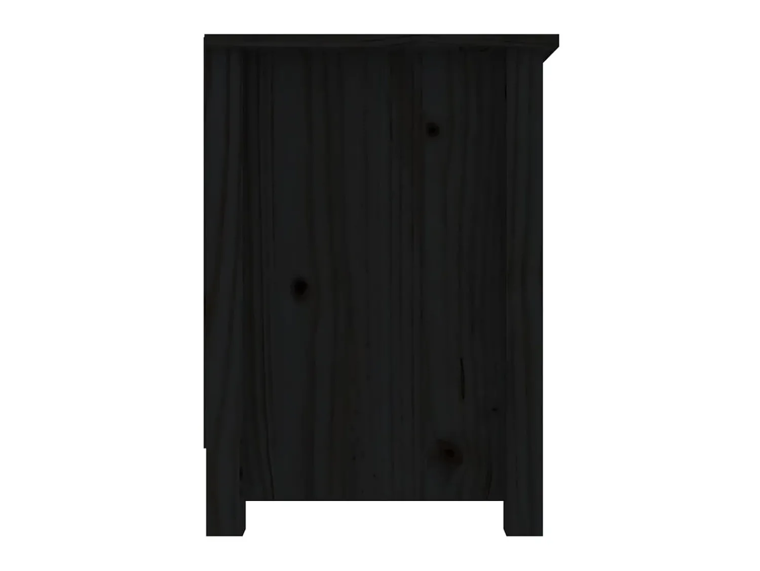 Móvel De Tv| Móvel de TV 103x36,5x52 cm madeira de pinho maciça PT425566 Preto