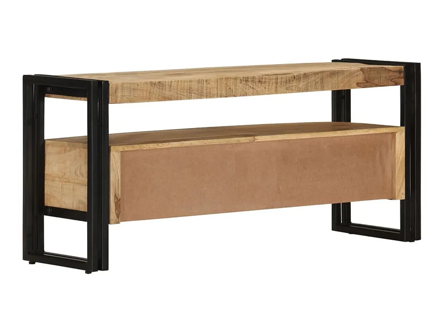 Móvel De Tv| Móvel de TV 100x30x45 cm madeira de mangueira maciça PT606454 Castanho