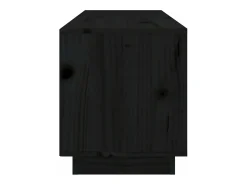Móvel De Tv*vidaxl Móvel de TV 105x34x40 cm madeira de pinho maciça Preto