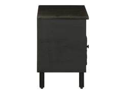 Sale Móvel de TV 80x33x46 cm madeira de mangueira maciça PT699447 Preto