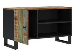 Móvel de TV 80x33x46 cm madeira recuperada/derivados madeira PT649555^ Móvel De Tv