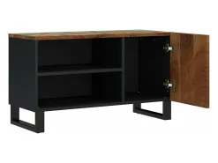 Móvel de TV 80x33x46 cm madeira recuperada/derivados madeira PT649555^ Móvel De Tv