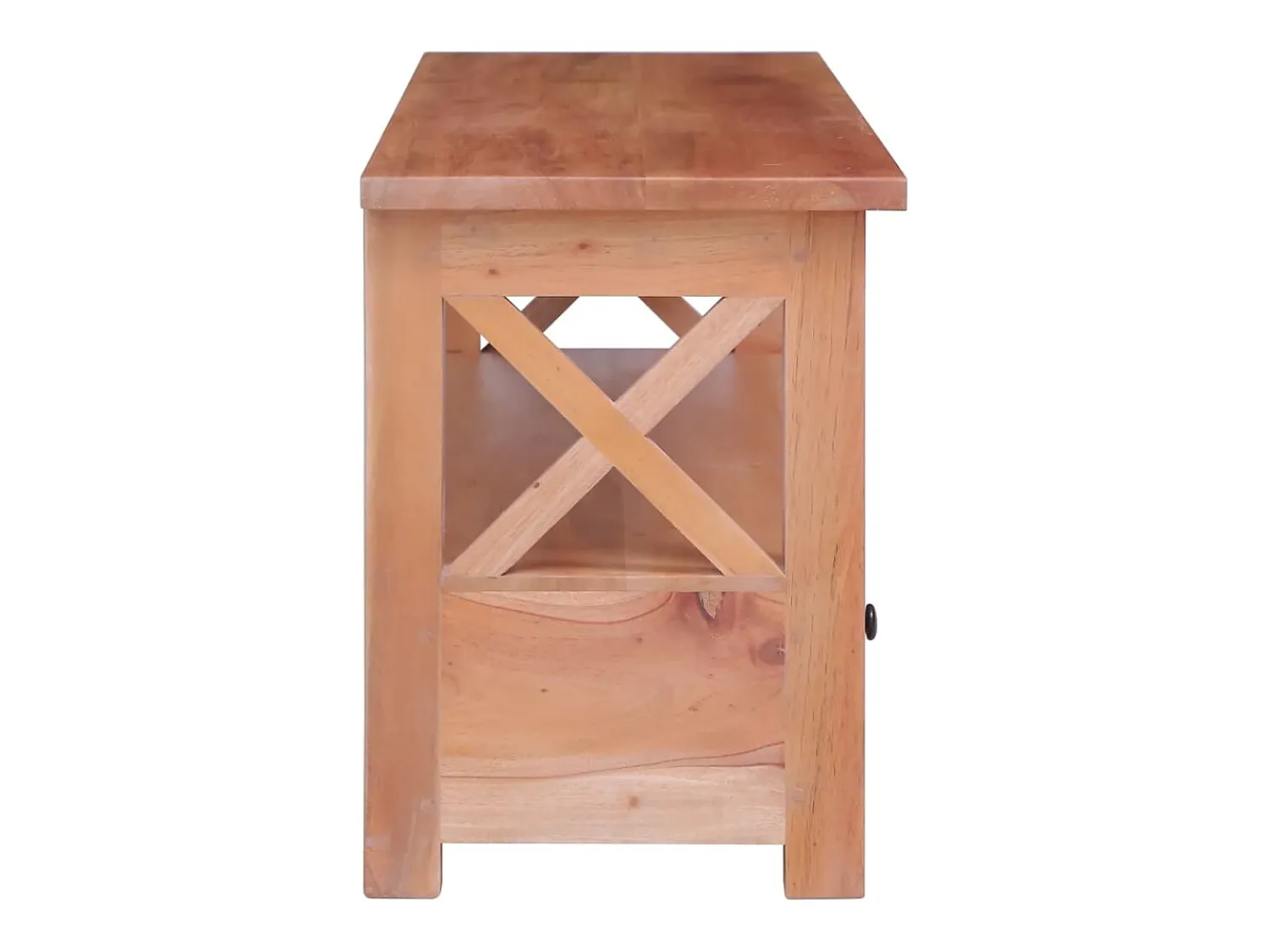 Discount Móvel de TV 115x30x40 cm madeira de mogno maciça PT353732 Castanho