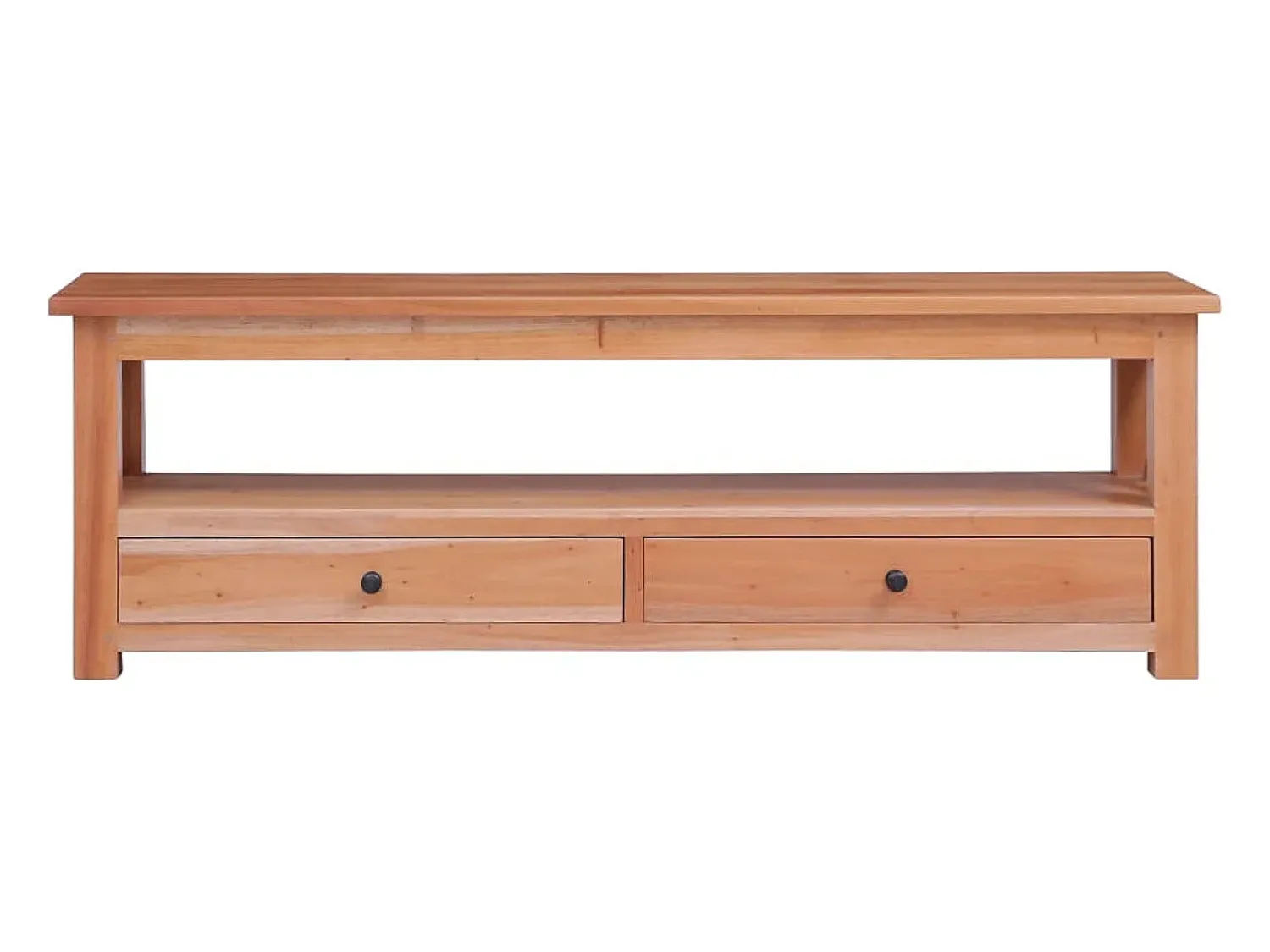 Discount Móvel de TV 115x30x40 cm madeira de mogno maciça PT353732 Castanho