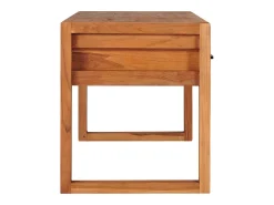Móvel De Tv* Móvel de TV 100x40x45 cm madeira de teca PT943567 Castanho