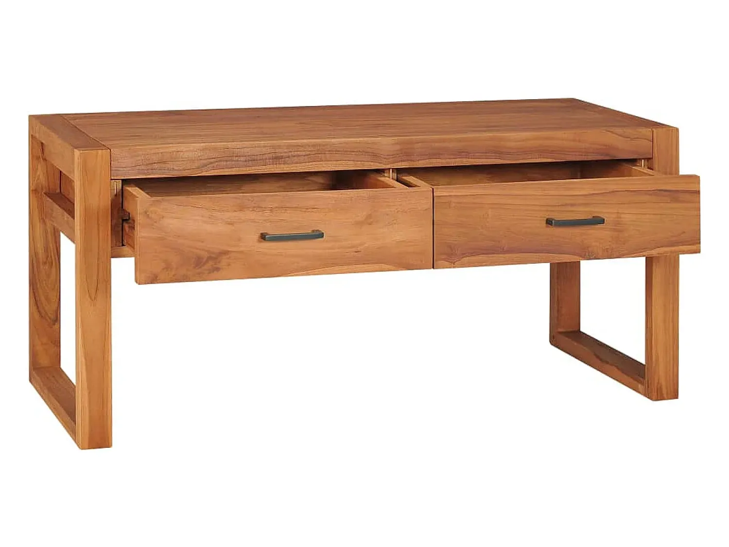 Móvel De Tv* Móvel de TV 100x40x45 cm madeira de teca PT943567 Castanho