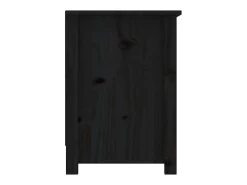 Hot vidaxl Móvel de TV 103x36,5x52 cm madeira de pinho maciça Preto