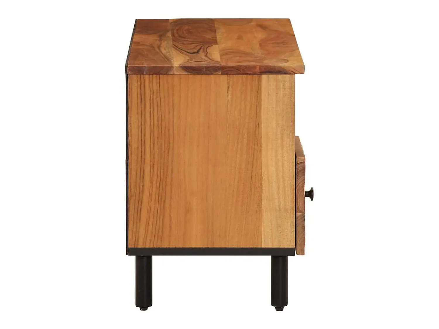 Sale vidaxl Móvel de TV 100x33x46 cm madeira de acácia maciça Castanho
