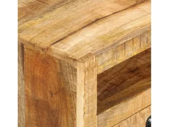 Móvel De Tv|vidaxl Móvel de TV 110x30x40 cm madeira de mangueira maciça Castanho