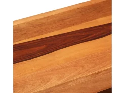 Móvel De Tv*vidaxl Móvel de TV 110x30x40 cm madeira maciça Castanho