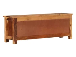 Móvel De Tv*vidaxl Móvel de TV 110x30x40 cm madeira maciça Castanho