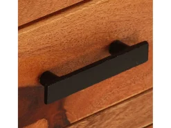 Móvel De Tv*vidaxl Móvel de TV 110x30x40 cm madeira maciça Castanho