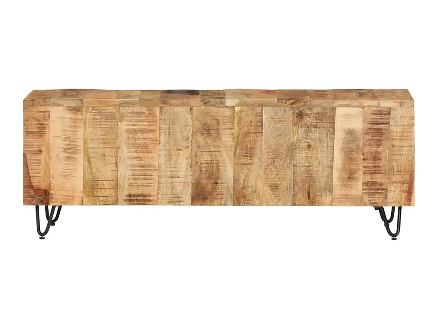 Móvel de TV 110x30x40 cm madeira de mangueira maciça PT596739^ Móvel De Tv