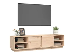 Móvel de TV 156x40x40 cm madeira de pinho maciça PT751520^ Móvel De Tv