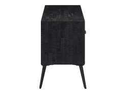 Móvel de TV 112x31x45 cm madeira de teca recuperada maciça PT713992^ Móvel De Tv