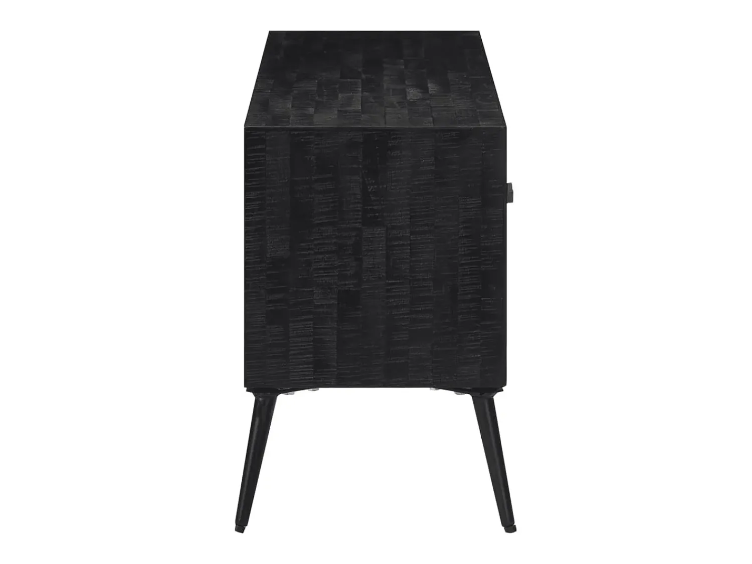 Móvel de TV 112x31x45 cm madeira de teca recuperada maciça PT713992^ Móvel De Tv