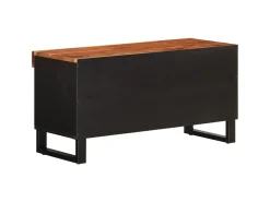 Móvel de TV 85x33x43,5 cm madeira de acácia maciça PT825504^ Móvel De Tv