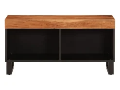 Móvel de TV 85x33x43,5 cm madeira de acácia maciça PT825504^ Móvel De Tv