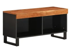 Móvel de TV 85x33x43,5 cm madeira de acácia maciça PT825504^ Móvel De Tv