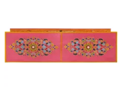 Online Móvel de TV 110x30x40 cm madeira de mangueira maciça PT273453 Rosa
