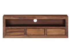 Móvel De Tv*vidaxl Móvel de TV 120x30x40 cm madeira acácia maciça Castanho