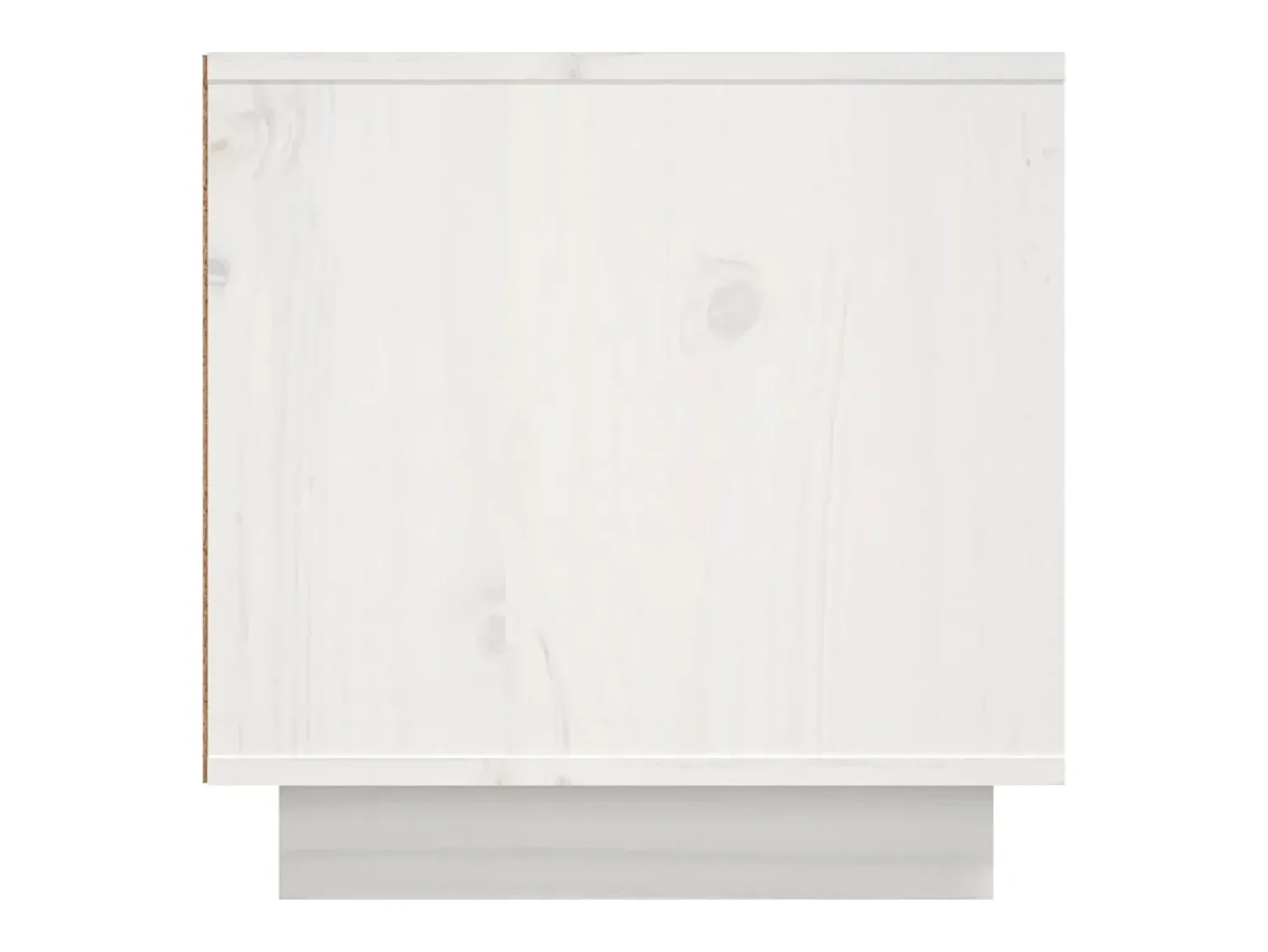 Discount vidaxl Móvel de TV 156x40x40 cm madeira de pinho maciça Branco