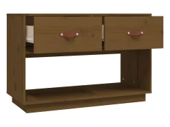 Móvel De Tv|vidaxl Móvel de TV 90x40x60 cm madeira de pinho maciça mel Castanho