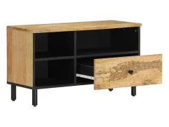 Móvel De Tv* Móvel de TV 80x33x46 cm madeira de mangueira maciça PT454811 Castanho