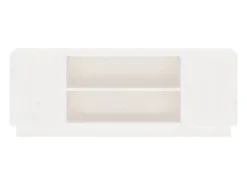 Móvel De Tv|vidaxl Móvel de TV 110x35x40,5 cm madeira de pinho maciça Branco