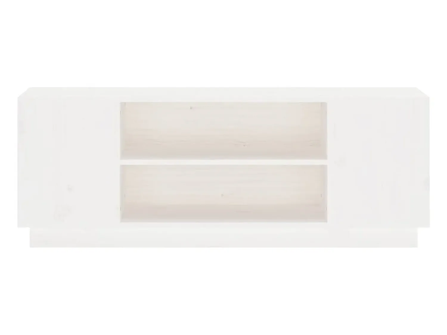 Móvel De Tv|vidaxl Móvel de TV 110x35x40,5 cm madeira de pinho maciça Branco