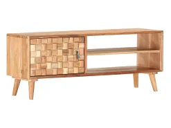 Online vidaxl Móvel de TV 100x30x40 cm madeira de acácia maciça Natural claro