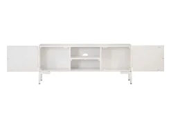 Móvel De Tv| Móvel de TV 115x30x46 cm madeira de mangueira maciça PT164700 Branco