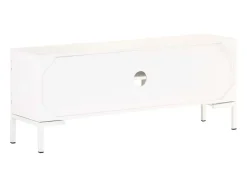 Móvel De Tv| Móvel de TV 115x30x46 cm madeira de mangueira maciça PT164700 Branco