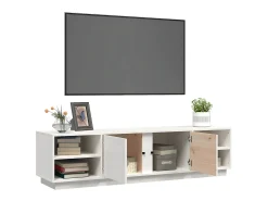 Móvel de TV 156x40x40 cm madeira de pinho maciça PT757471^ Móvel De Tv
