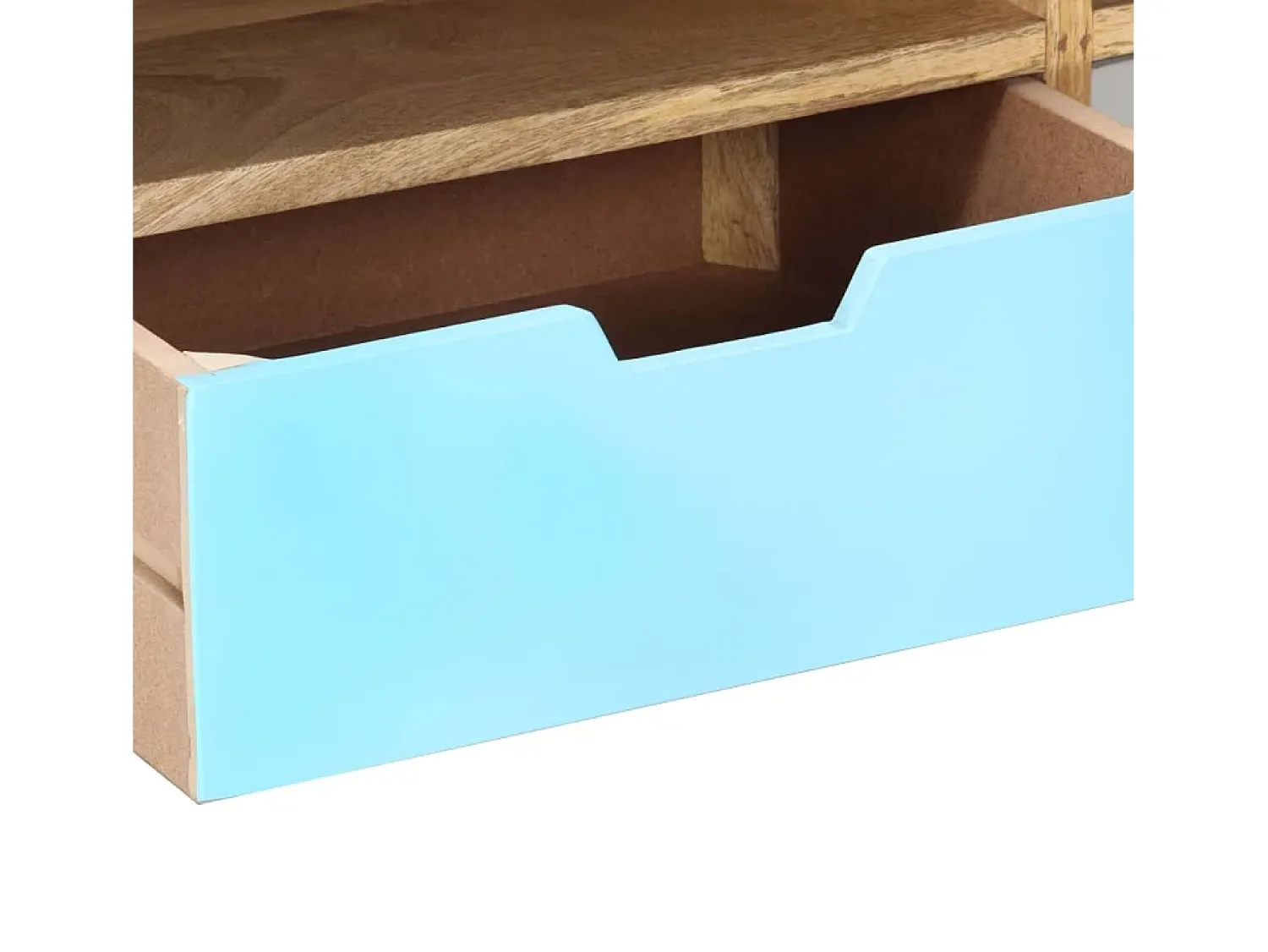 Móvel de TV 110x35x48 cm madeira de mangueira maciça PT615440^ Móvel De Tv
