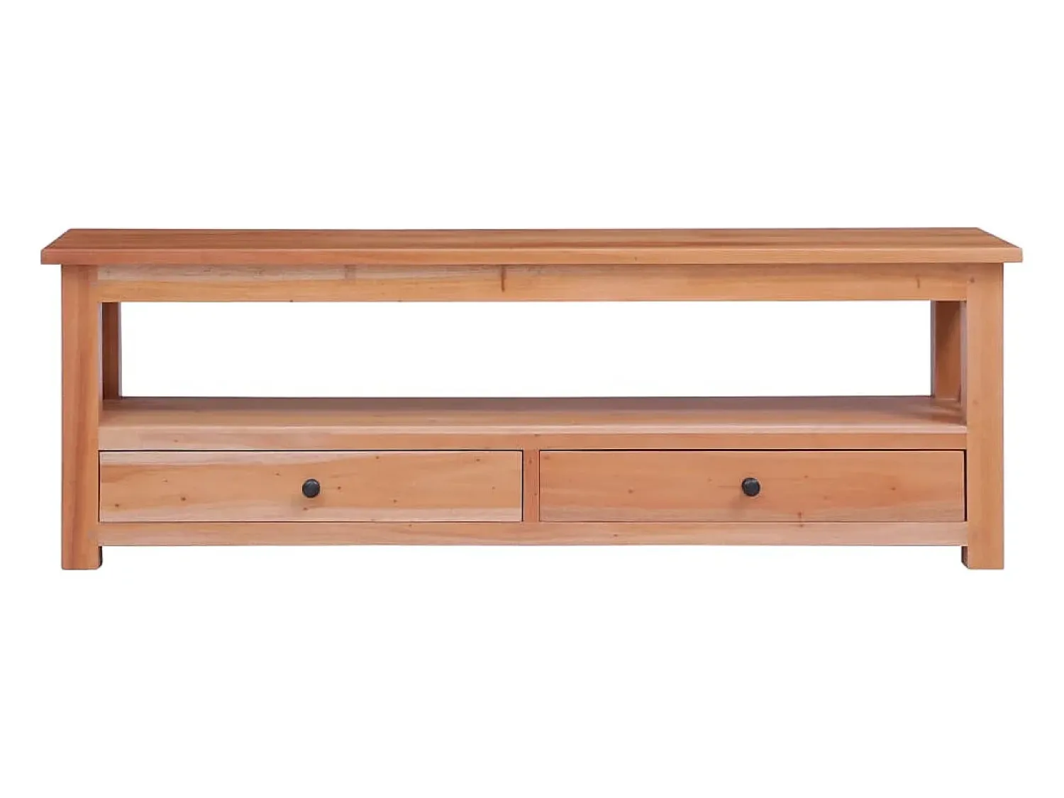 Móvel De Tv* Móvel de TV 120x30x40 cm madeira de mogno maciça PT735664 Castanho
