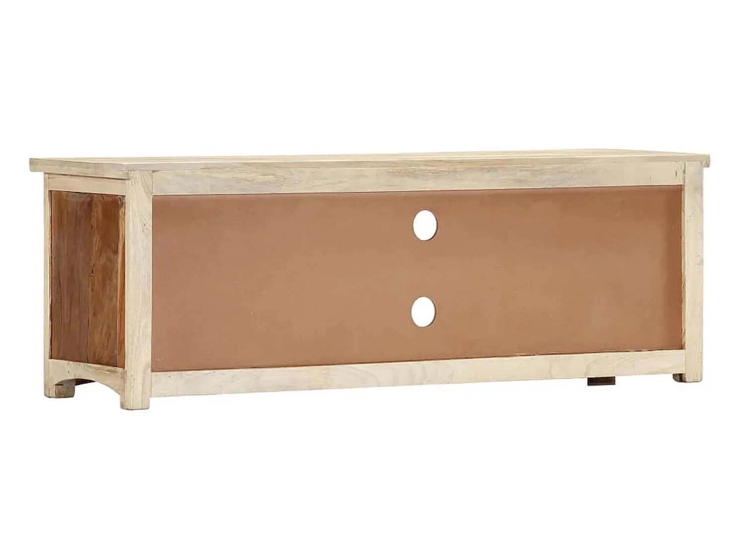 Móvel De Tv* Móvel de TV 120x30x40 cm madeira recuperada maciça PT776487 Castanho