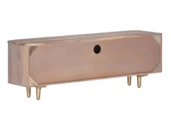 Outlet Móvel de TV 118x30x40 cm madeira de acácia maciça PT169295 Castanho