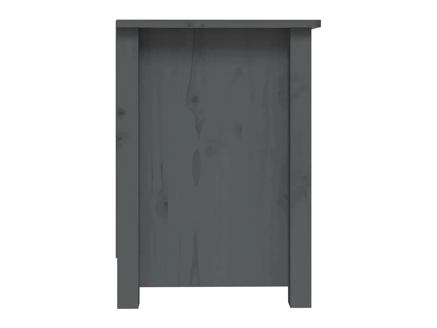 Móvel De Tv| Móvel de TV 103x36,5x52 cm madeira de pinho maciça PT642192 Cinzento