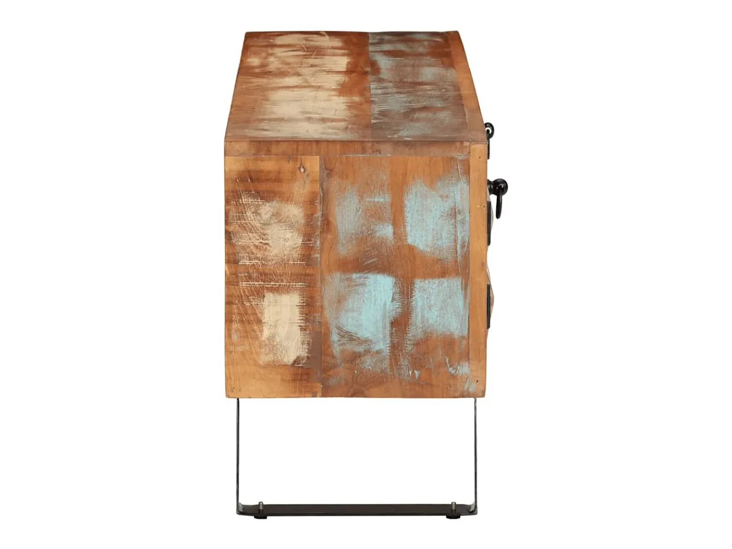 Móvel De Tv* Móvel de TV 112x30x45 cm madeira recuperada maciça PT830897 Multicor