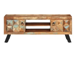 Móvel De Tv* Móvel de TV 112x30x45 cm madeira recuperada maciça PT830897 Multicor