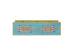 Sale Móvel de TV 110x30x40 cm madeira de mangueira maciça PT946059 Azul