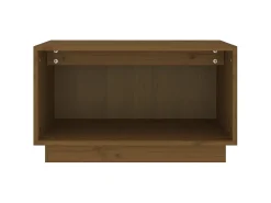 Móvel De Tv* Móvel de TV 60x35x35 cm madeira de pinho maciça mel PT209189 Castanho