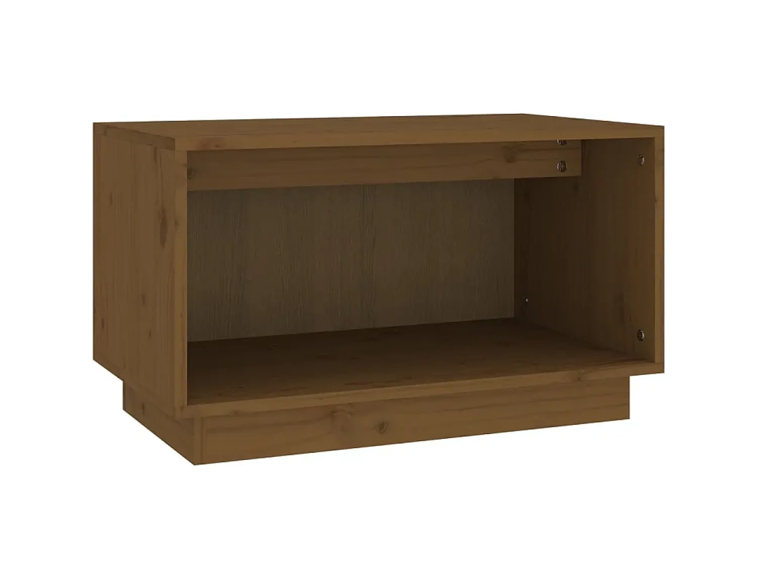 Móvel De Tv* Móvel de TV 60x35x35 cm madeira de pinho maciça mel PT209189 Castanho