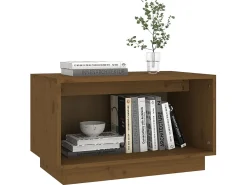 Móvel De Tv* Móvel de TV 60x35x35 cm madeira de pinho maciça mel PT209189 Castanho