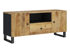 Best Móvel de TV 105x33,5x46 cm mangueira maciça/derivados madeira PT240258 Castanho