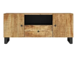 Best Móvel de TV 105x33,5x46 cm mangueira maciça/derivados madeira PT240258 Castanho
